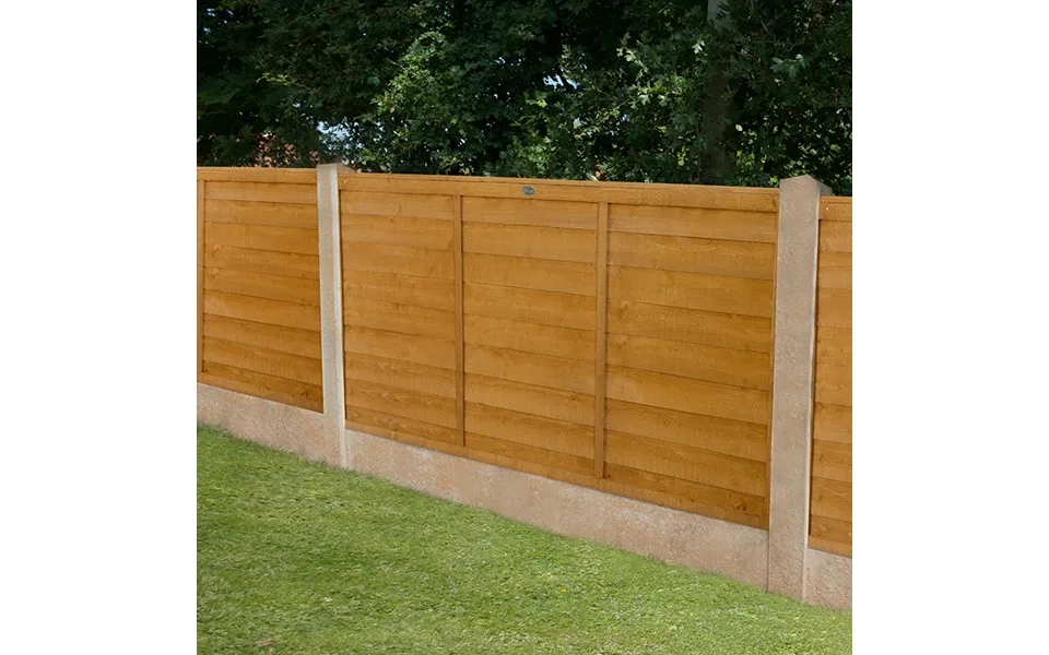 Forest 6' X 4' Straight Cut Overlap Fence Panel 1.83m X 1.22m