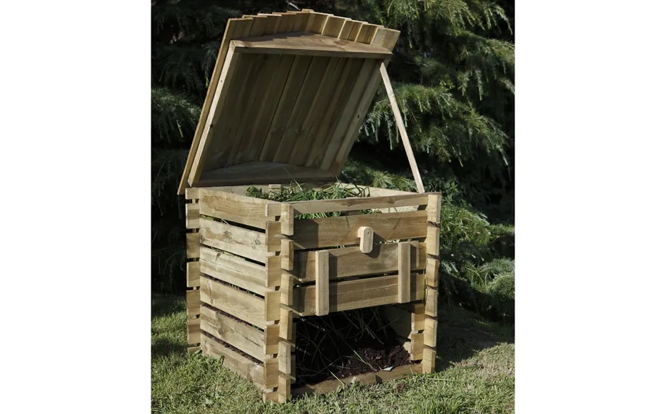 Forest Beehive Wooden Compost Bin 2'5x2'6 0.74x0.74m