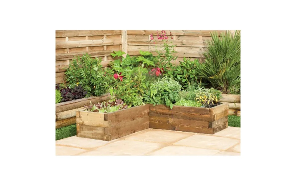 Forest Caledonian Corner Raised Bed 4'x4' 1.3x1.3m