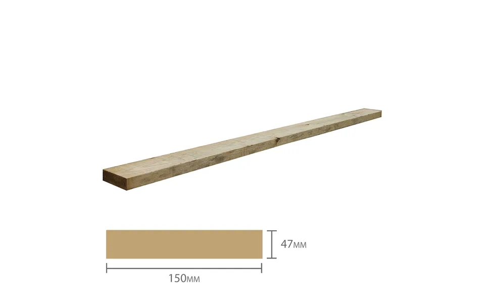 Forest Deck Joist 47mm X 150mm X 2400mm Pack Of 5