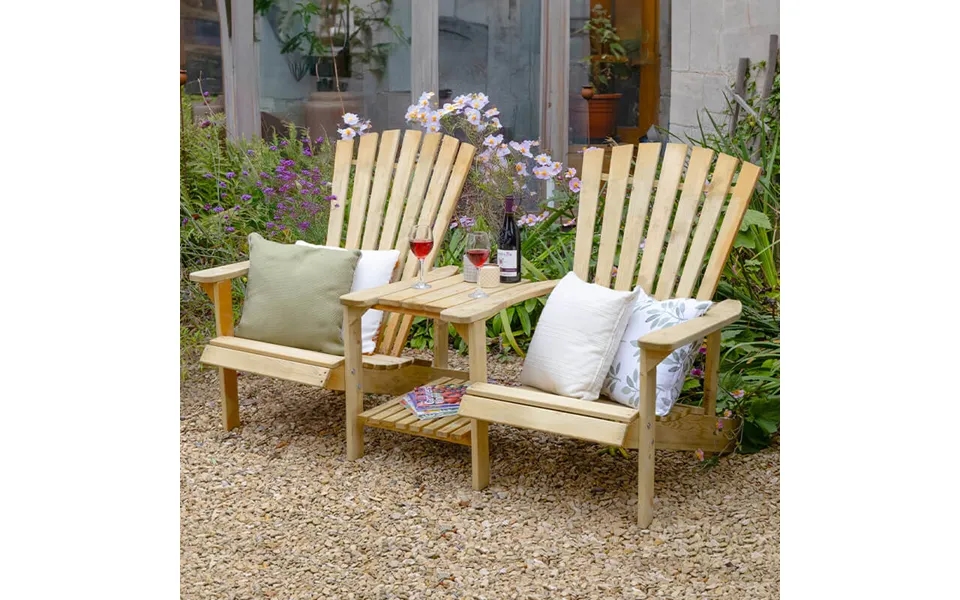 Forest Florida Wooden Garden Love Seat 6'2 X 3'1 1.87m X 0.95m