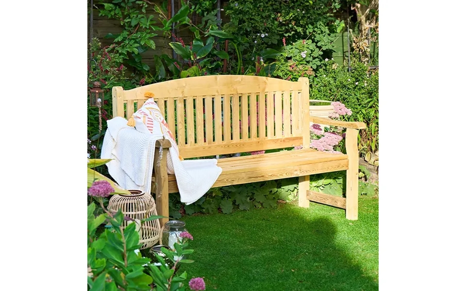 Forest Harvington Wooden Garden Bench 5â 0 X 2â 0 1.52m X 0.60m