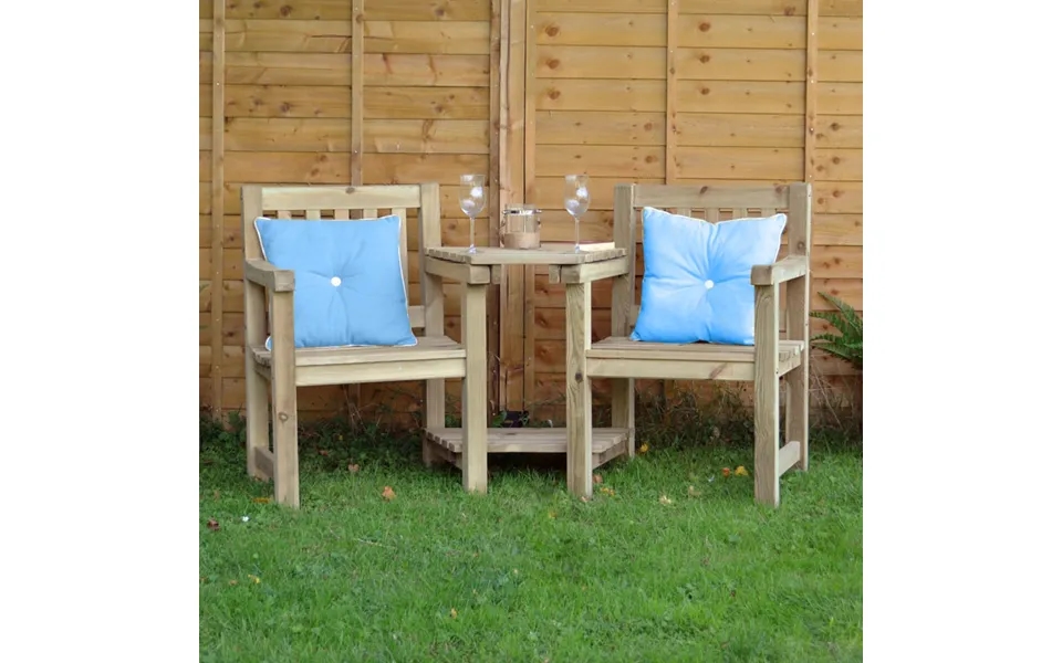 Forest Harvington Wooden Garden Love Seat 6'x2' 1.71x0.69m