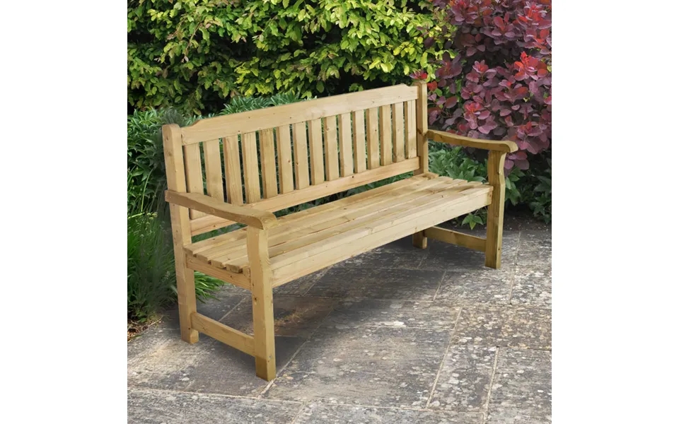 Forest Rosedene Wooden Garden Bench 5' X 2' 1.5m X 0.6m