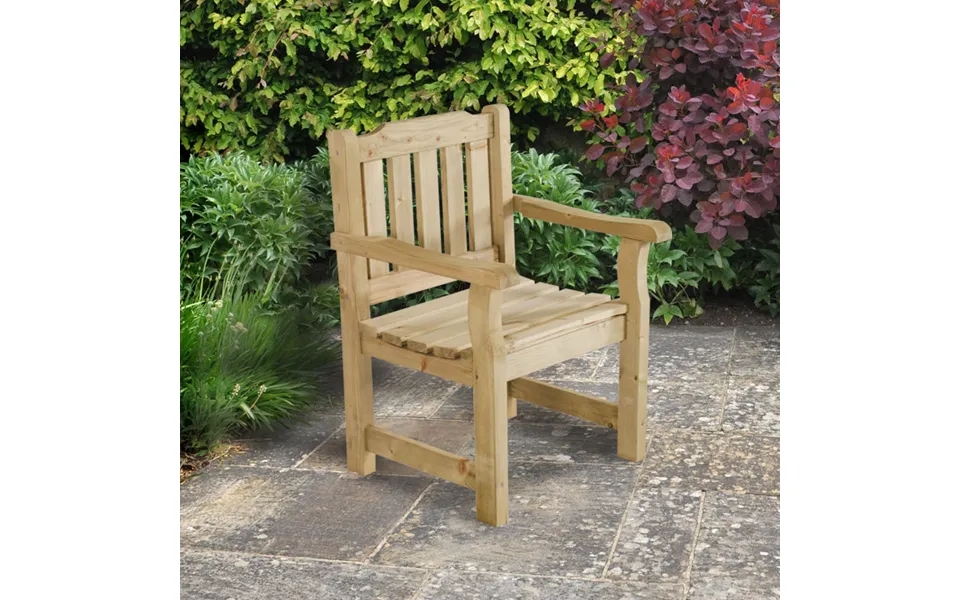 Forest Rosedene Wooden Garden Chair 2' X 2' 0.64m X 0.6m