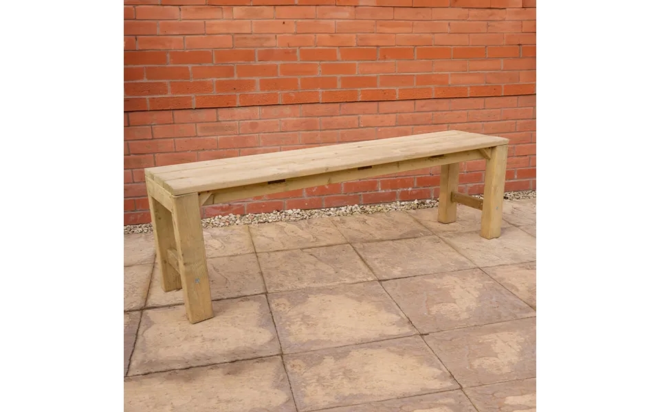 Forest Wooden Garden Dining Bench 5'2 X 1'2 1.59m X 0.36m