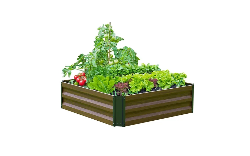 Panacea Urban Gardener Expandable Steel Raised Bed 3' X 3' 0