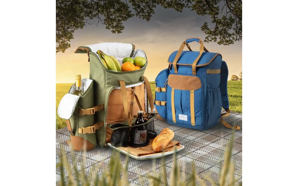 Icemax Leave Only Footprints Recycled Picnic Cooler Backpack