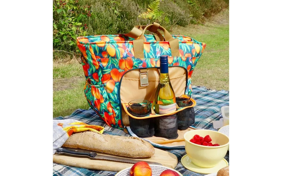 Icemax 'leave Only Footprints' Recycled Picnic Coolbag Tote