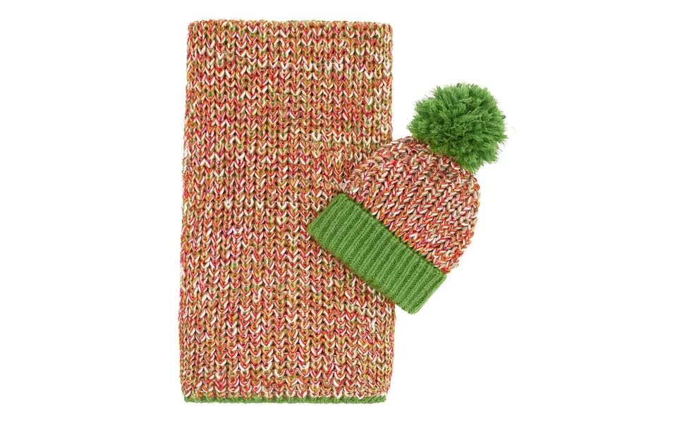 Florence Scarf & Lolly Hat Set - Olive Green