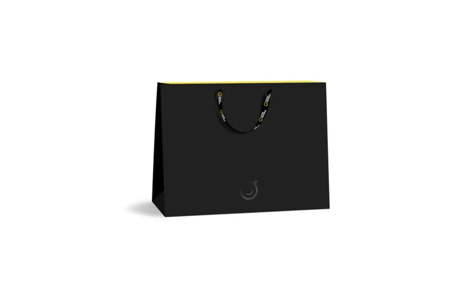 Black Gift Bag 235 X 120 X 345 Mm