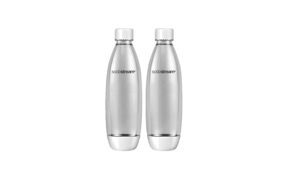 Bottles Sodastream Fuse White Suited For Sodastream Sparkling Water Makers - 2 X 1 L