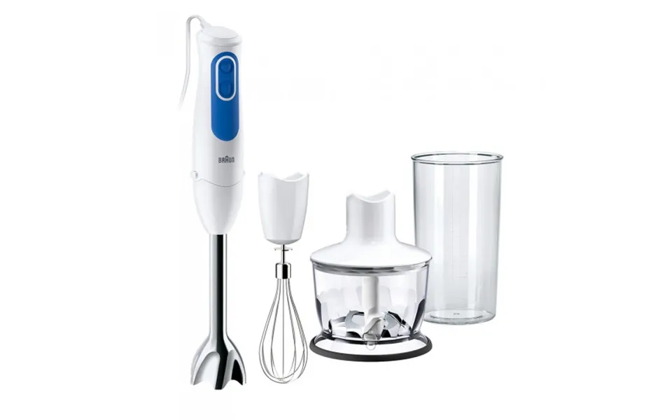 Braun Multiquick 3 Mq3025wh Spaghetti S12 Hand Blender Set - White Blue