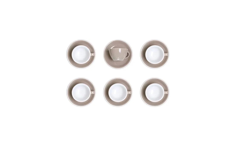 Cappuccino Cup With A Saucer Loveramics Egg Taupe - 200 Ml