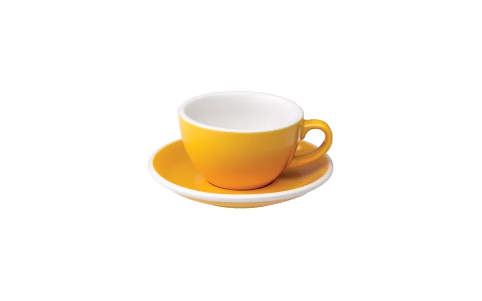 Cappuccino Cup With A Saucer Loveramics Egg Yellow - 200 Ml