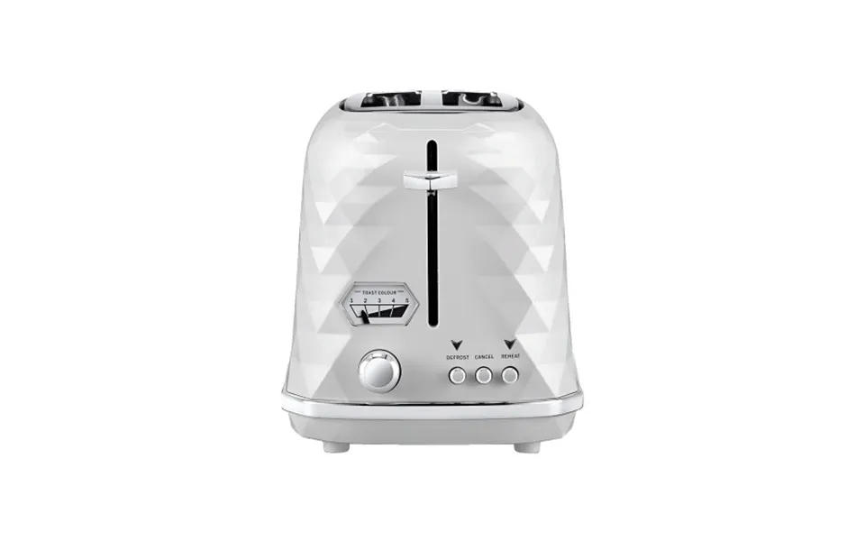 Delonghi Brillante Ctjx2103.w Electric Toaster - 900w White