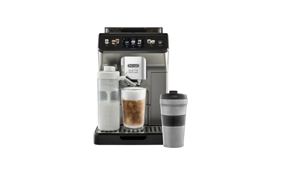 Delonghi Eletta Explore Ecam450.86.t Bean To Cup Coffee Machine - Titanium