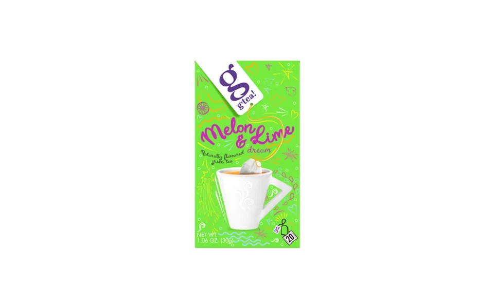 Green Tea G’tea Melon & Lime Dream - 20 Pcs.