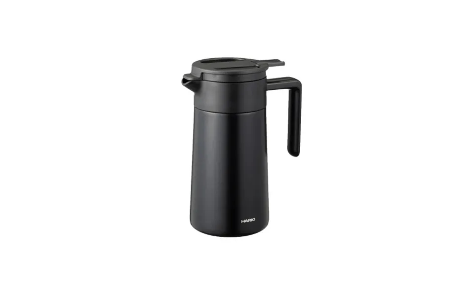 Hario Double-wall Thermal Pot With A Ceramic Coating - 600 Ml Black