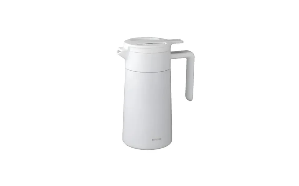 Hario Double-wall Thermal Pot With A Ceramic Coating - 600 Ml White