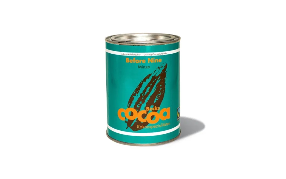 Organic Cocoa Becks Cacao Before Nine With Mint - 250 G