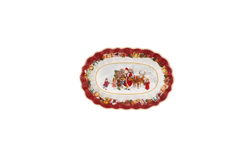 Serving Bowl Villeroy & Boch Toy's Fantasy Santa And Kids - 430 Ml 29 X 19 X 4
