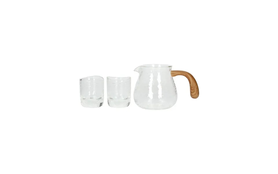 Timemore Chuiwen Patterned Server And Glasses Set Borosilicate Glass