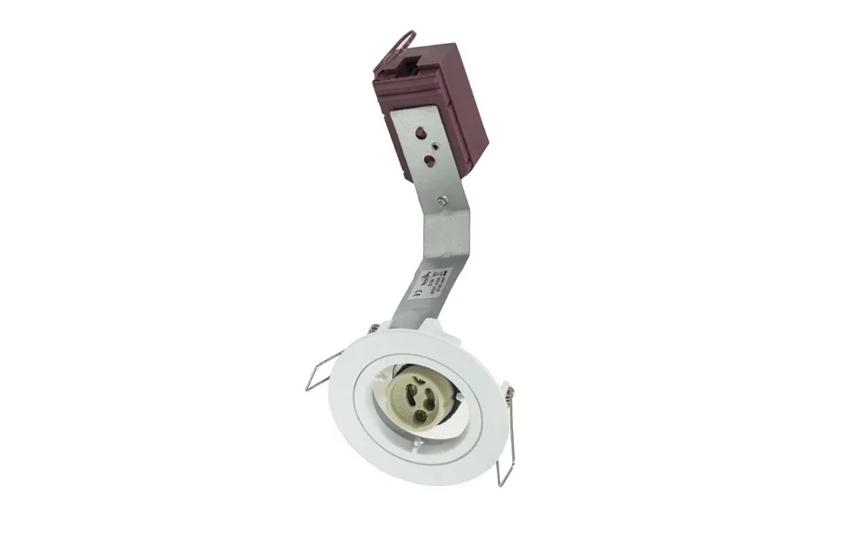 Ansell Gu10 Downlight Matt White Fixed