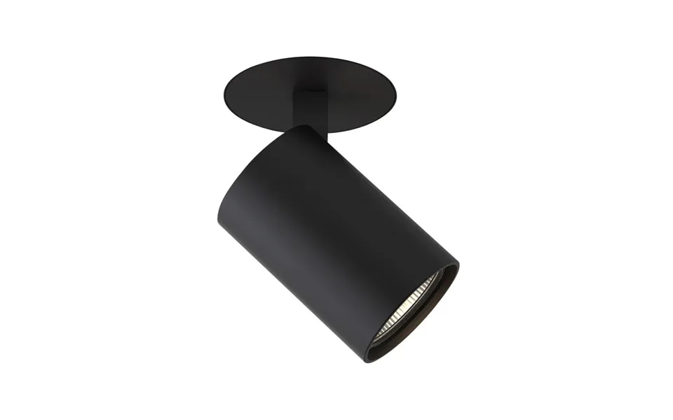 Ascoli Flush Fire Rated Matt Black Spotlight Astro