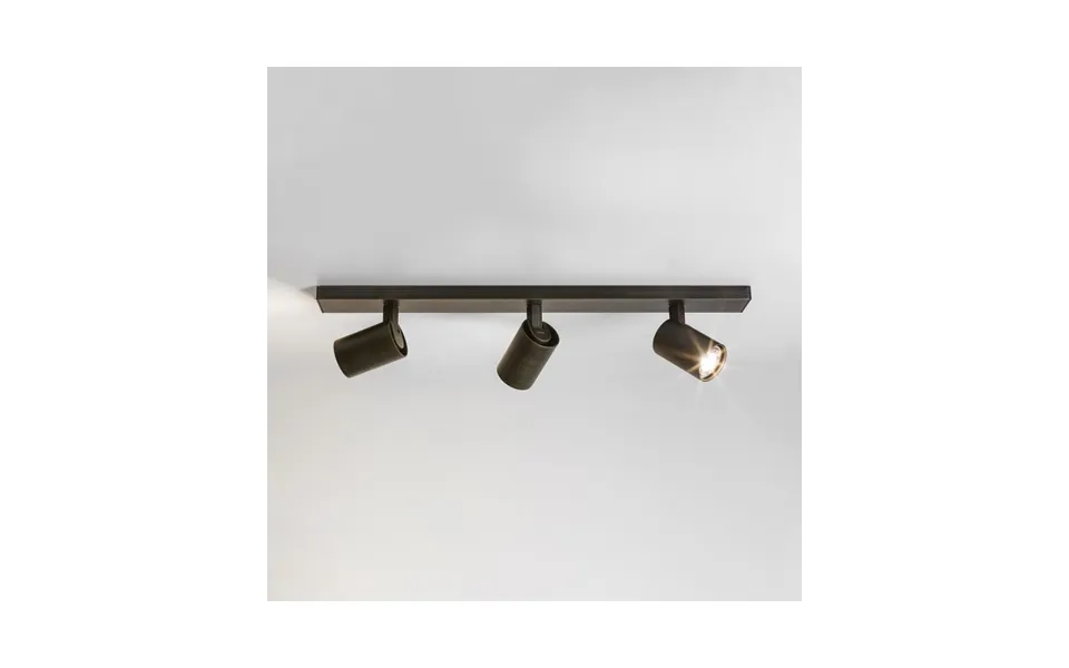 Ascoli Triple Bar Bronze Spotlight Astro