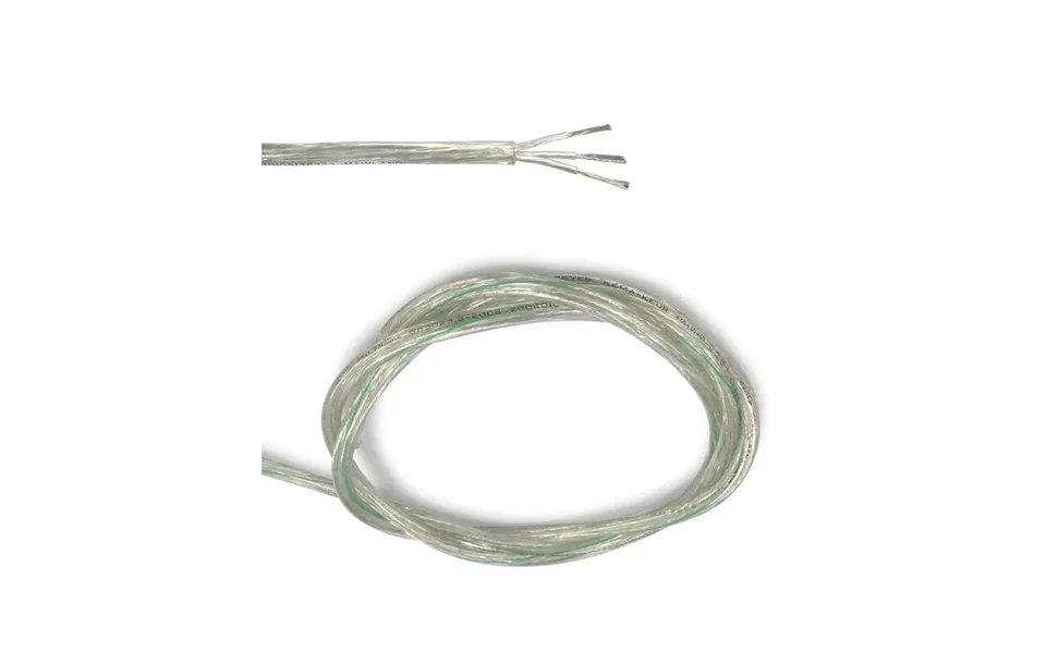 Glorelle 1m Clear 3 Core 0.75mm Cable Luxuria