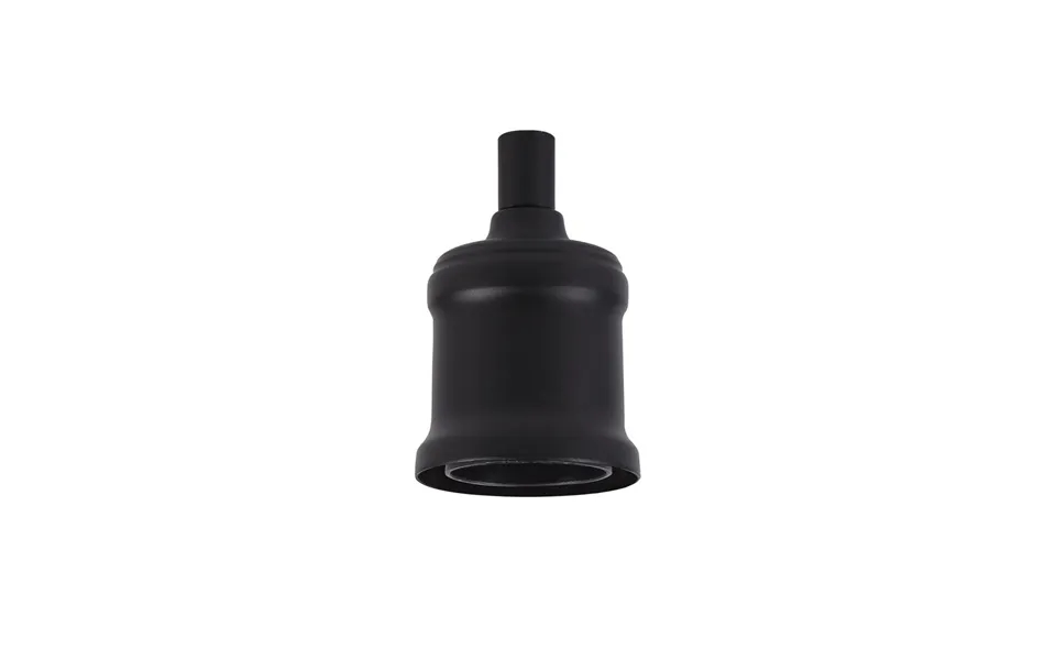 Glorelle 5cm Metal Lampholder Kit Black E27 C W Cable Clamp Not Suitable For Shades & Cages Luxuria