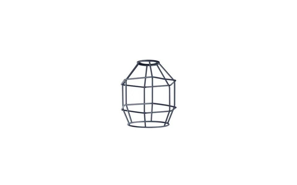 Glorelle Hexagon 14cm Wire Cage Shade Cool Grey Luxuria
