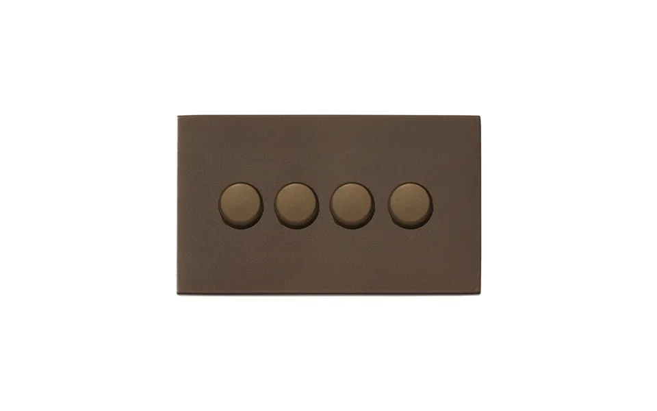 Hamilton G2 4 Gang 140w 2 Way Led Dimmer Switches Richmond Bronze