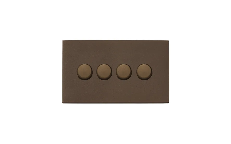 Hamilton G2 4 Gang Rotary Companion Controller Smart Dimmers Richmond Bronze