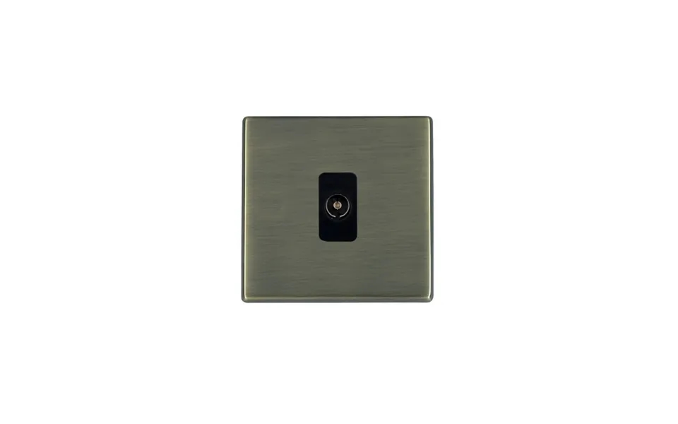 Hamilton G2 Ab 1 Gang Isolated Tv 1in 1out Outlet Black