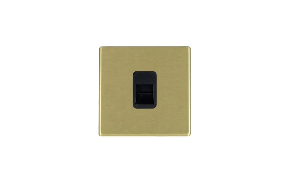 Hamilton G2 Ab 1 Gang Telephone Master Insert Black