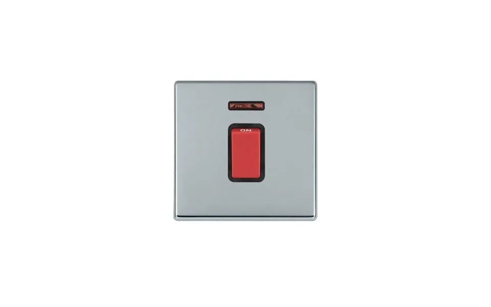 Hamilton G2 Bc 1g 45a Dp Red Rocker Switch With Neon Bl
