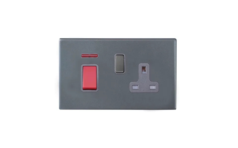 Hamilton G2 Bc 45a Red Rocker Neon 13a Switched Socket Qg