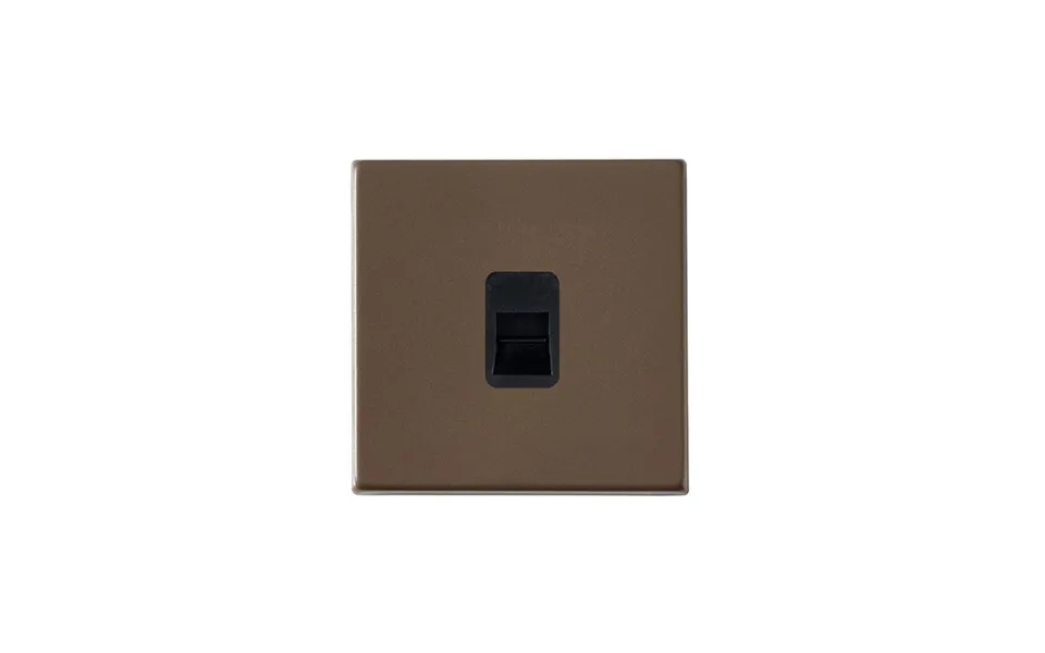 Hamilton G2 Rb 1 Gang Telephone Master Insert Black