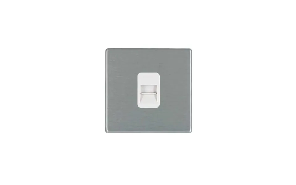 Hamilton G2 Stainless Steel 1 Gang Telephone Master Insert Quartz Grey
