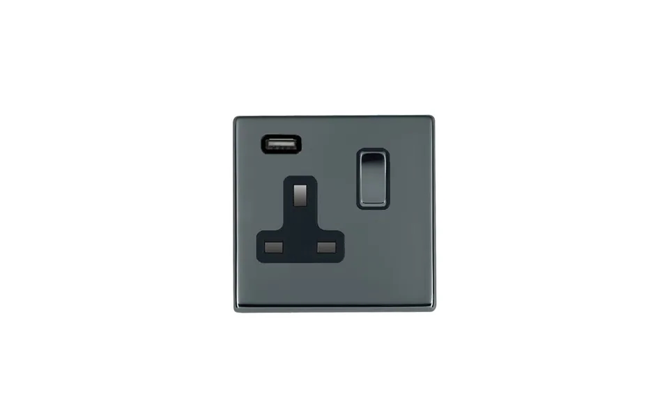 Hamilton G2 Switched Socket With Usb Outlet 7g27ss1usbbc-b