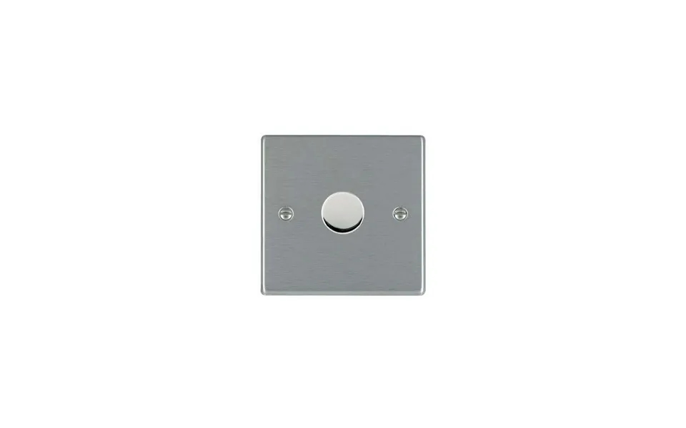Hamilton Hartland 1g 100w Led 2 Way Dimmer Satin Steel