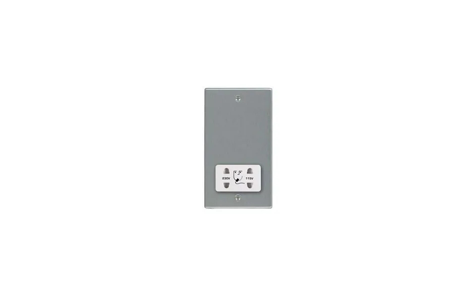 Hamilton Hartland 20va Shaver Dual Volt Socket Satin Steel White