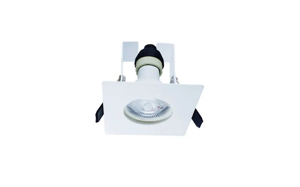 Integral Evofire Downlight Gu10 Matt White Square Ip65 Insulation Coverable