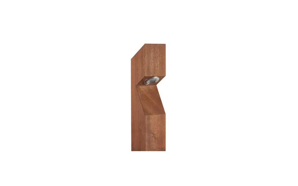 Led Bollard Low Voltage Chamfered Top Side Entry Sapele Wood 2700k Collingwood