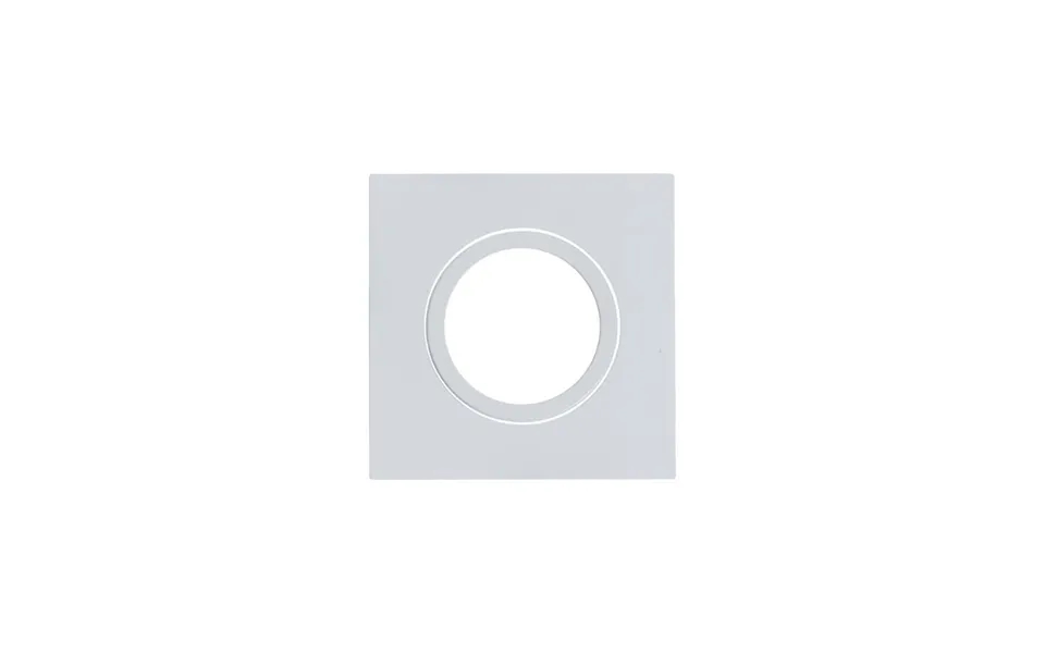 Led'up Adjustable Square Aluminium Bezel Matt White Aurora