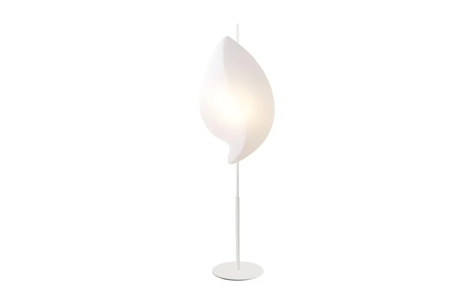 Natura Floor Lamp 2 Light E27 Outdoor Ip44 Matt White Opal White Mantra