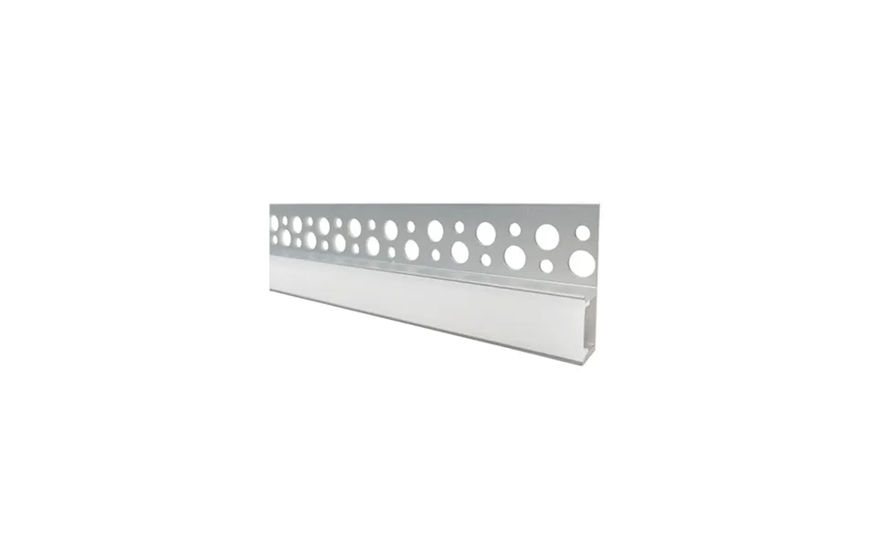 Recessed Frosted Diffuser Profile Aluminium Rail 2 Metre Integral Led