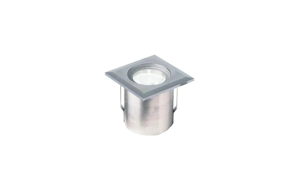 Square Ground Light 1w Blue Stainless Steel Ip68 Collingwood Gl019 Flood